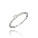 Fehér arany gyűrű 56-os méret - B49225